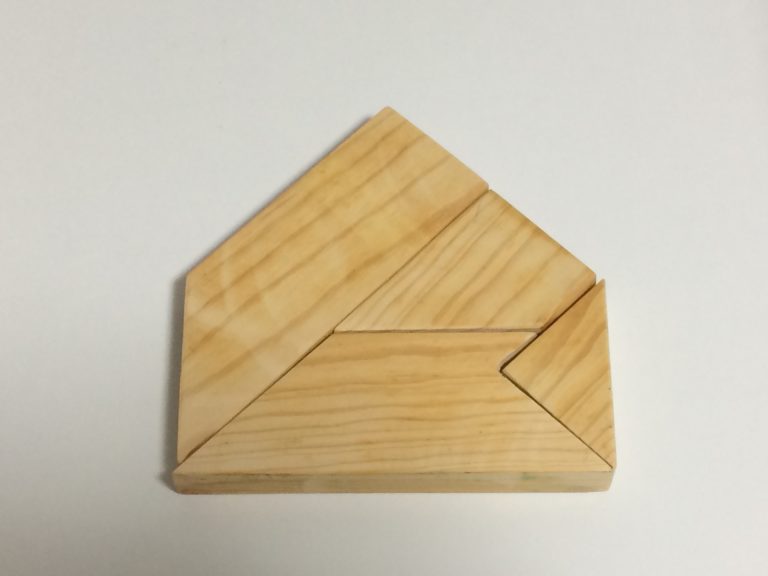 シルエットパズルを木材で自作